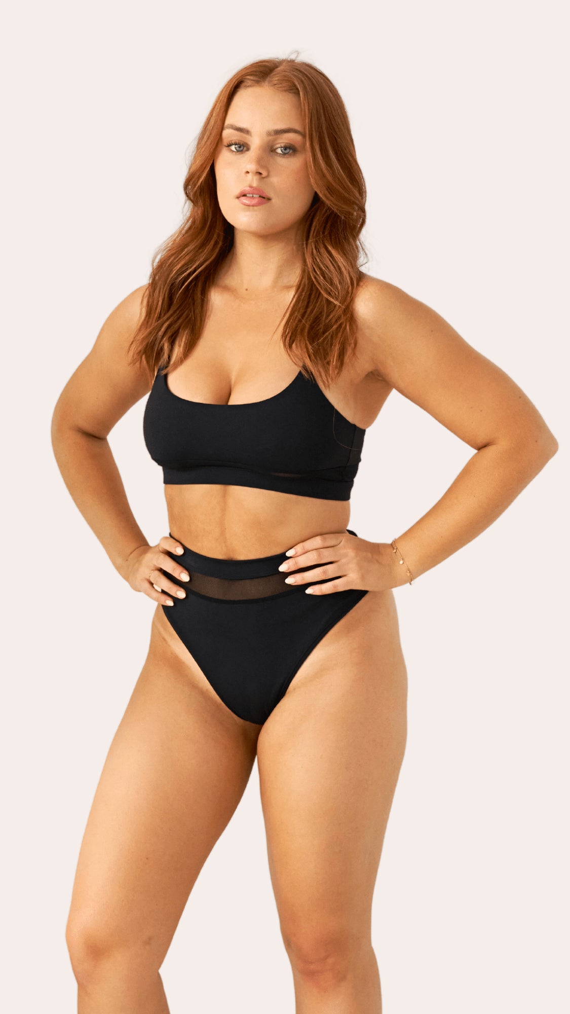 Mila Mesh Cut Out Top