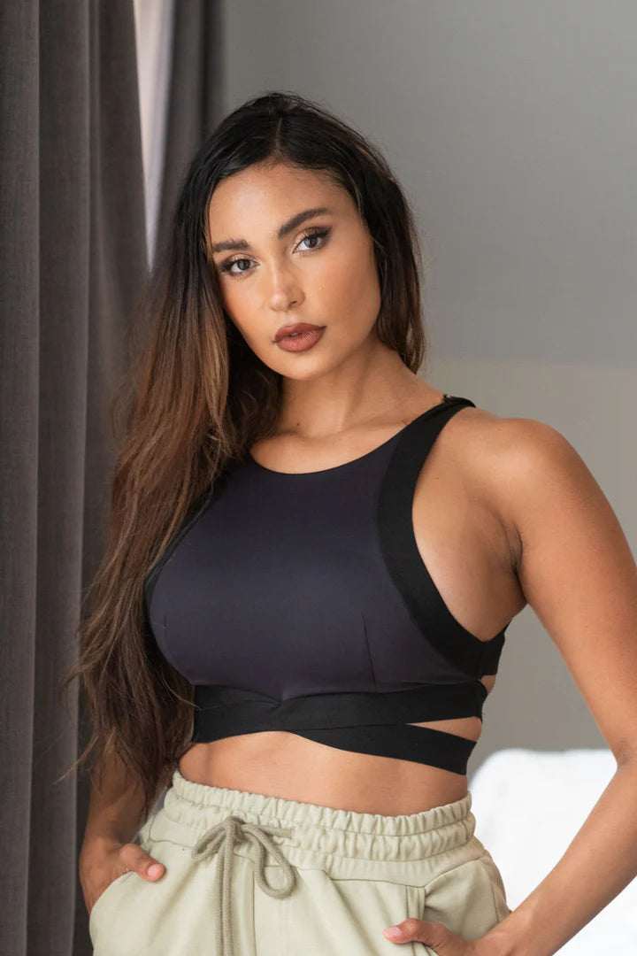 Serena Top - Strappy High Support Sports Bra