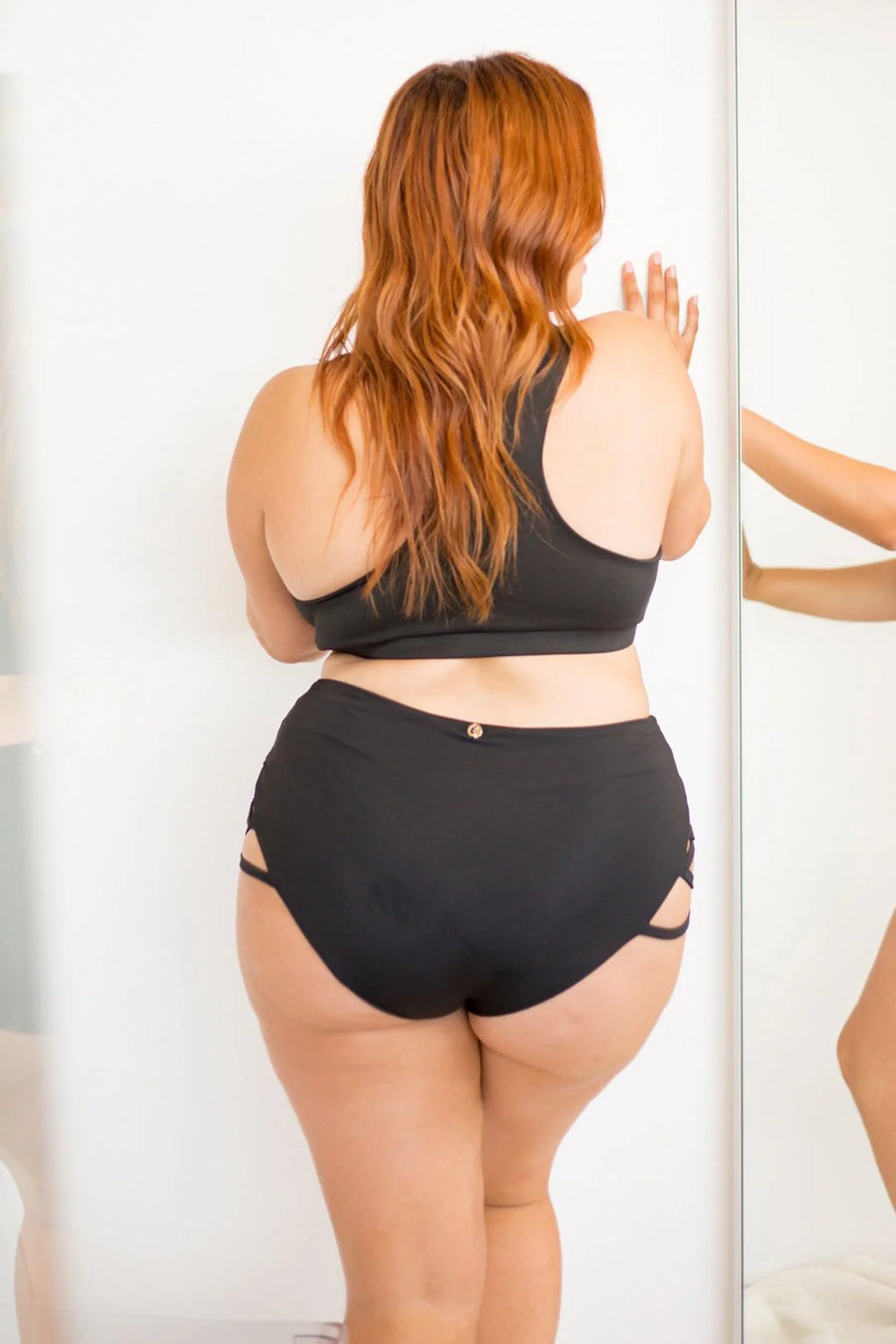 Alexi Criss Cross High Neck Racerback Top